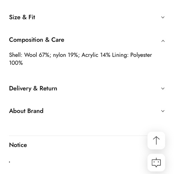 W Concept Wool Coat - Picture 5 of 5